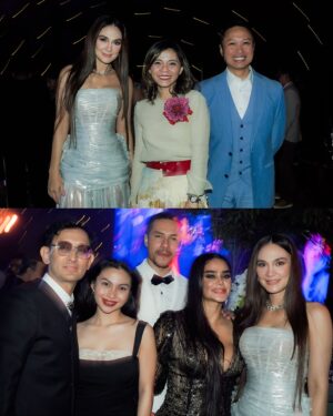 Luna Maya Instagram - A silver milestone for a golden couple! Happy 25th Anniversary, Pak @manojpunjabimd & @shania_punjabi! And congrats on @mdtv exciting new journey🥳💖

Make Up: @ryanogilvy | Hair: @ranggayusuf | Stylist: @revashion | Dress: @ivan_gunawan | Photo: @firstbintang @bartojo78