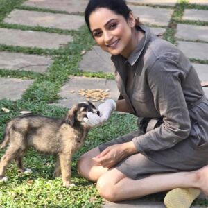 Madirakshi Mundle Instagram - When work meets play! 
Snuggle breaks are the best! Met these cuddly puppies on set and fell in love ❤️ 
Our shoot just got a whole lot cuter with these adorable puppies on set 
#aksabeach

#dogcuddles #puppylove #shootingdiaries
#puppylove #DogLovers #shootinglife 

@aarambh.entertainment