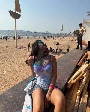 Malvika Sharma Instagram - If you didn’t get drenched in colors, did you even celebrate Holi? 🤪💥
 #MessyAndHappy