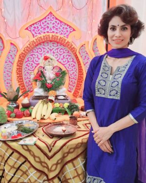 Manisha Kelkar Instagram - May Bappa get us all peace and happiness 🙏

#ganapatibappamorya