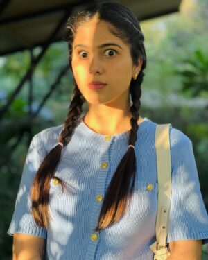 Manpreet Dolly Instagram - Even with my eyes closed, I can feel the love💙
.
.
#love #life #pure #cute #slay #sassy #cutiepie #cutnessoverload #cutegirl #beautifulgirls