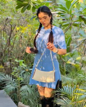 Manpreet Dolly Instagram - Even with my eyes closed, I can feel the love💙
.
.
#love #life #pure #cute #slay #sassy #cutiepie #cutnessoverload #cutegirl #beautifulgirls