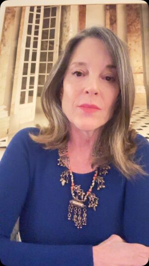 Marianne Williamson Instagram - So in the midst of this chaos there is a very simple, fundamental conflict; will we be a democracy (a government of, by, and for the people) or a dictatorship (one man calling all the shots)? Each and every one of us needs to decide.

Educating ourselves about what’s really going on is extremely important right now. Don’t let all this fill you with grief, panic of fear. Let it fill you with the absolute intention to be part of the solution. 

You’re not alone. Forces are gathering. There’s a lot we need to understand, educate ourselves about, become aware of. 

A bunch of tech Bros thought they had a better idea than democracy. They thought they should break it and start over with a dictator. I kid you not. People will be talking for decades and longer about how they were able to pull this off. Make sure the history also includes how we interrupted their plans:)
