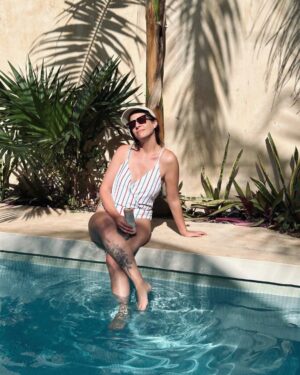 Marie-Lyne Joncas Instagram - Hola pis toute! ☀️🌴 
#InTacosWeTrust🌮🌮🙏🙏🇲🇽🇲🇽