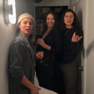 Marina Squerciati Instagram - Great women. Great food. Great wine. Great night. (These photos are blurry and not "IG perfect." Just friends having fun.) @therealsushisan @summerhouselp @fistfulofbottles 
#whoruntheworld #FierceFemales #ChicagoFire #chicagomed #chicagopd #OneChicago #WomenOnScreen #GirlsNightOut #SaturdayVibes #wolfpack #WineOClock #winetasting #thentequila
#SushiLover #SushiAndWine #andtequila @losmagossotol #WeekendVibes #UnstoppableWomen #LifeIsGood

Things I really enjoyed:
1) Jocelyn's photobomb energy
2) Jessy's tiny chair vibe
3) Miranda. Just Miranda, generally.