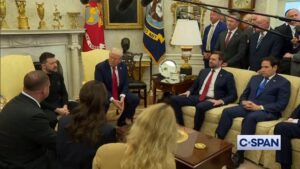 Marjorie Taylor Greene Instagram - I’m so proud of @brianglenntv for pointing out that Zelensky has so much disrespect for America that he can’t even wear a suit in the Oval Office when he comes to beg for money from our President!!