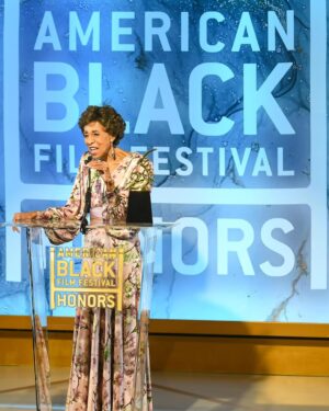 Marla Gibbs Instagram - Honoree Marla Gibbs received the Hollywood Legacy Award, presented by Regina King at the #ABFFHONORS2025

 #marlagibbs #reginaking #abffhonors #cadillac #ally