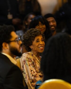 Marla Gibbs Instagram - Honoree Marla Gibbs received the Hollywood Legacy Award, presented by Regina King at the #ABFFHONORS2025

 #marlagibbs #reginaking #abffhonors #cadillac #ally