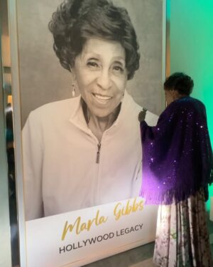Marla Gibbs Instagram - Honoree Marla Gibbs received the Hollywood Legacy Award, presented by Regina King at the #ABFFHONORS2025

 #marlagibbs #reginaking #abffhonors #cadillac #ally