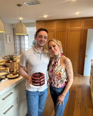 Mary Fitzgerald Instagram - Happy early birthday to my son Austin! He surprised me with a trip to LA to visit, so we celebrated a week early. Happy (almost) 28th b-day babe!!! Love u!❤️ @austinbabbitt