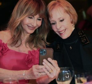 Mary Steenburgen Instagram - Life has been wonderfully ( and sometimes not so wonderfully) intense lately. I have been too busy to think about posting lately but today I’m going for it. The good and the bad. The good massively out weighs the bad, especially two little new babies in our life named Sonny and Tove. They are incredible blessings and we are so grateful to be a part of their little tribes.  Because Ted’s show is so wonderful, and Ted in it, we ended up going to lots awards shows, including one where he received The Carol Burnett Award at the Golden Globes Gala. Sitting next to one of my comedy heroes was just so meaningful to me. She is as magnificent as you think she might be. Last night at the SAG Awards Ted didn’t win but we had an amazing evening anyway. Part of the thrill was sitting next to my dear friend, Jane Fonda, and being blown away by her beautiful acceptance speech for her lifetime achievement award. 

I have a shot of the Palisades Fire that I took on the day it broke out- though we were more fortunate than a lot of people, it caused so much pain and heartbreak to so many, and Ted and I are trying to do what we can to help our city that we love.

The chocolate cake is an old favorite recipe and I made it for my granddaughter’s 13th birthday. 

There is a picture of myself and my Aunt Freda taken at her 100th birthday bash that we all threw for her in Arkansas. 

It’s been a crazy beginning of 2025! #blessed 

Hair @davestanwell, Makeup @lorencanbymakeup, Styling @katwaslike, SAG Dress & Jewelry @lever_couture @beladorajewelry, Golden Globes Gala Dress & Jewelry @moniquelhuillierofficial @anitakojewelry