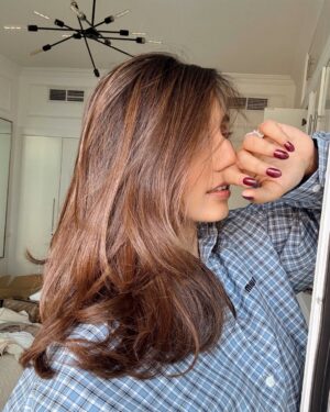Masoom Mehta Instagram - Hair for 2025 🦋
Vote below?
