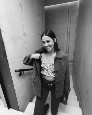 Matilda Lutz Instagram - Prada .... Oh my! #MiucciaPrada and #RafSimons do it again!