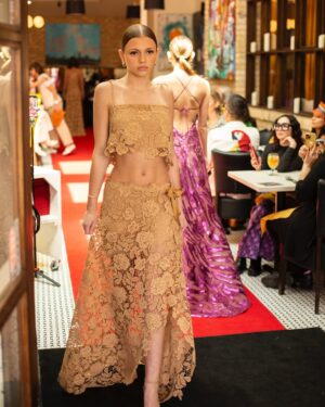 Mayra Farret Instagram - You need goals that give you goosebumps. 
Friends that give you energy.
Lovers that give you butterflies. 
A mission that makes it impossible to sleep and irresistible to wake up. 
It feels like fireworks inside your mind. 
So, use excitement as a compass. 
It shows you exactly where to go.

- Zach Pogrob

Runway producer @fashiontastemakerstx by @mayrafarret 
Haute Couture Designer @stellanolasco @stellanolascothedesigner 
Resortwear @aguaclaraofficial 
Location @bistr09 
Camera @miguelfloresphotography 
Decor @moraleseventdecorator 
Models @dx2_fashion_models
Make up @pearlishglam_bythais