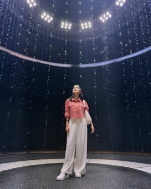 Meerub Ali Instagram - Stepping into the future and beyond in Dubai! 🚀 Exploring the Museum of the Future, immersing in the surreal beauty of AYA Universe, and experiencing a slice of the rainforest, home to fascinating inhabitants at The Green Planet. This city is a dreamscape! 🌌🌿

#DubaiWonders #MuseumOfTheFuture #AYAUniverse #TheGreenPlanet #visitdubai
