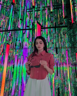 Meerub Ali Instagram - Stepping into the future and beyond in Dubai! 🚀 Exploring the Museum of the Future, immersing in the surreal beauty of AYA Universe, and experiencing a slice of the rainforest, home to fascinating inhabitants at The Green Planet. This city is a dreamscape! 🌌🌿

#DubaiWonders #MuseumOfTheFuture #AYAUniverse #TheGreenPlanet #visitdubai
