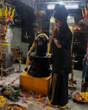 Meghana Lokesh Instagram - That was just a fancy dress but the devotion is real ! 
Happy Mahashivratri everyone! 🙏🏼