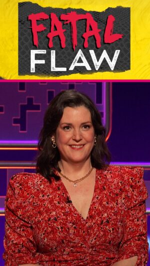Melanie Lynskey Instagram - you can’t hide your fatal flaw from @msmelanielynskey @drewtarver and @maryhollandaise 

#aftermidnight #taylortomlinson #gameshow #yellowjackets #santa