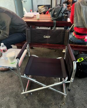 Michelle Macedo Instagram - 🩵Some #bts from the season finale of @highpotentialabc ✨ loved all the looks thanks to the talented wardrobe   makeup departments!🎉 #highpotential #letsplay #seasonfinale #abc