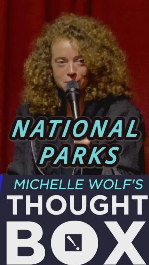 Michelle Wolf Instagram - Imagine how many idiots will fall without them #nationalpark #nps #grandcanyon #ranger #edge #fall #comedy #standup #michellewolf #thoughtbox