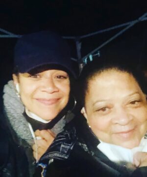 Michole Briana White Instagram - Happy birthday to the real Lucille! 🎉🎂🎂🥳🎈I love you so much beautiful Queen! May this year bring astounding peace to you and your family and surround you with harmonious abundance. May love, light and calm wash over you all and may your every need and beyond always be met. And so it is! Forever grateful for you. Love always michole😘💨💨♥️ @realbigmeechmom 

The first photo is first premiere of 
BMF Season 1! The other 2 are the day we first met in person! 😍🥹 We laughed and we cried. It was like we knew each other for a lifetime.  #loveis #real #familymatters 
Premiere designer/stylist @tiffanystylecurator 
Mkup @quintessencemua 
Hair @missyforney 
Twists @stylesbyvash
@lilmeechbmf