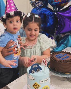 Minal Khan Instagram - Happy first birthday Hasan! Cannot believe you’re 1 year old now my lil buddy my jaan ❤️
