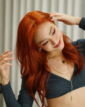 Mintita Wattanakul Instagram - Orange is the new black🍊 @junohairthailand