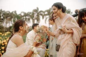 Mithila Palkar Instagram - The wifey 🤍

My most special friendship, relationship, loveship! 🫶🏻

📸 @the_wedding_files