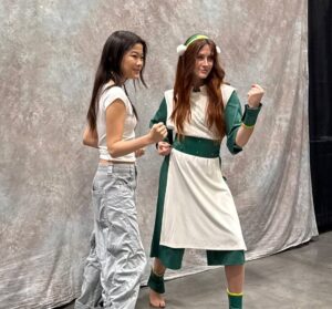 Miya Cech Instagram - thank you @fanexpovancouver for letting me crash my first convention! i had a blast meeting fans (you guys are real ones for recognizing me 🥹) and hanging with @gordoncormier_official and @michaelamostly. honestly couldn’t ask for a better toph 1.0 to show me the ropes and welcome me into this fandom. this avatar family is everything. love you so much and can’t wait to see you soon! we are melon lord! 💚🫶