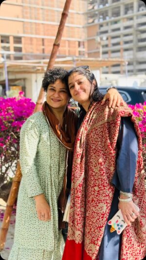 Nadia Jamil Instagram - Here’s to a life time of sister hood and friendship, to making more memories and inspiring each other to soar. Here’s to building communities, loving animals, children, trees, travel and each other. To reading poetry, performing plays, to the stage, tv, chats curled up in bed or the couch with a hot chai! Here’s to that crazy laughter that is so us. Heres to learning and all our amazing mentors & to our own wisdoming. Here’s to us, my Baan. Your light has the shine of a supernova. Am forever your fan, friend, sister, bestie, soul travelling companion, your Nado … 
Thank you for sharing @indushospitalhealthnetwork with me. I’m still reeling in awe and will be posting about my experience in the next few days. 
I don’t miss you, because somehow, you are always near me. 
Huggggggggggszzzzzzz. Pyar. Till next time my love 😍 
Forever loving @thesaniasaeed