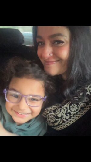 Nadia Jamil Instagram - My heart, my love, Nuri. Sadkaay vaari. Jeetay Raho. Khush Raho. Always and forever. Mere ankhon ka Nur, Dil Ka Nur. Meri thandak, Meri khushi. Alhamdolillah Shukar Alhamdolillah for you. Can’t wait to get back to your hug soon, InshaAllah. 

My gals Mevy and Nuri dropping (Bibi Ma) me to the airport in our jeep, which we have proudly and lovingly named Sultana Rahi (my Nani’s name was Sultana and she’s a tough car. Hence the name) … 

What a sunny, balmy day it was in Lahore. 

Landed in lovely Karachi now…Also super pleasant. 

Had a great dinner with my book, at Dynasty @avari_towers .. Sweet and sour lychee prawns, a hot and sour soup. Ooh soft oyster beef aaaand fried pineapple with ice cream. #nomnomnom