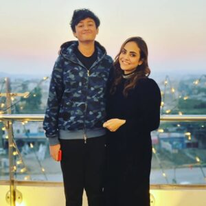 Nadia Khan Instagram - WHEN YOUR SON IS 6 FEET 1  AT AGE 14 AND ASKS .. MOM WHY YOU ARE SO SHORT ??