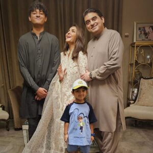 Nadia Khan Instagram - EID MUBARAQ FROM OUR FAMILY TO YOURS... MAY GOD BLESS US ALL.