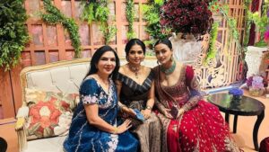 Namrata Shirodkar Instagram - #AboutLastNight…✨
Finale.. 🎉🪅🎊🍾🥳
Wishing the couple @nitieshreddy6 & Keerthi a lifetime of love and happiness!❤️❤️❤️