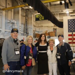 Nancy Mace Instagram - 80 years ago today on March 19, 1945, the USS Franklin was hit by two bombs killing hundreds of American soldiers. 

Thank you to the USS Yorktown for hosting the USS Franklin Veterans Association to remember those who served this morning. 🇺🇸

We don't thank our veterans enough.