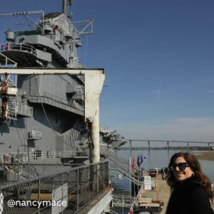 Nancy Mace Instagram - 80 years ago today on March 19, 1945, the USS Franklin was hit by two bombs killing hundreds of American soldiers. 

Thank you to the USS Yorktown for hosting the USS Franklin Veterans Association to remember those who served this morning. 🇺🇸

We don't thank our veterans enough.