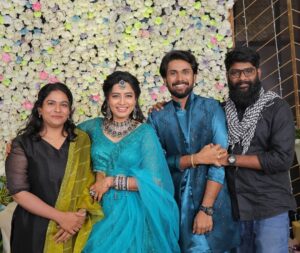 Nandhini Madesh Instagram - Congratulations anne 😍 @aravinth_seiju & @sangeethasai_offl akka 🩷
Wishing you a happy married life 😇😇
