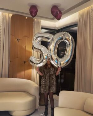 Natalie Imbruglia Instagram - It’s been a magical week celebrating  turning 50yrs old!! To all my friends and family who went above and beyond to make me feel special this week, THANK YOU!! I’ve never felt more loved and appreciated!! 50 feels great!! 
#1975 #50andfabulous