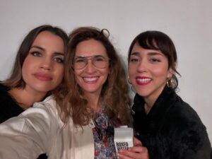 Natalie Morales Instagram - This is my favorite dress I’ve ever worn. 
This is the most important movie I’ve ever made. 
This is a team that holds each other tight and lifts each other up and makes each other laugh. 
These are some of the best real friends I’ve ever had, and I wouldn’t be here if it weren’t for them. 

@mydeadfriendzoe is out nationwide this weekend and it’s so meaningful to me that I can’t ever really find the right words to express it. I hope you can see it, and in the theaters, so we can keep making small indie movies like this in the future. 

I put the dress picture first because instagram likes that and maybe it would get more attention on the movie but ALSO because i do really love that dress, and @kimmyerin and @nicoincognito made me feel like a trillion bucks. 

Go to the movies. Take a friend. We hope you will hug them tight and talk about life afterwards. 💓