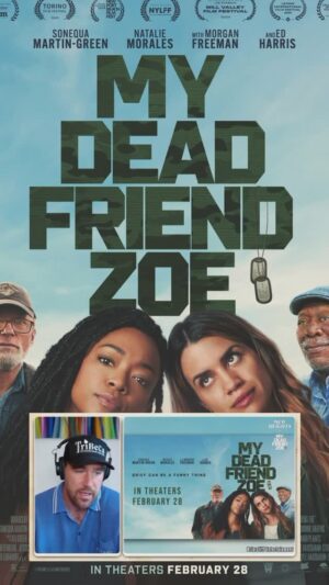 Natalie Morales Instagram - Huge thanks to @killatrav (MDFZ Exec Producer) for highlighting @MyDeadFriendZoe on @newheightshow in today’s episode (Ep 125)! 

Hear Travis and Jason discuss supporting this indie film and its powerful story. My Dead Friend Zoe hits theaters nationwide THIS WEEKEND! Grab your tickets now—link in bio! 🎟️🎟️🎟️