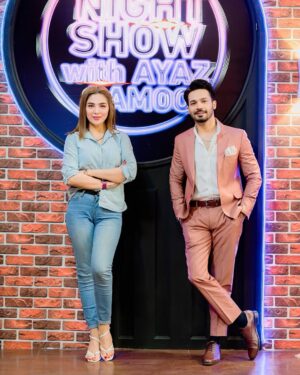 Natasha Ali Instagram - #aryzindagi #alatenightshow @ayazsamoo