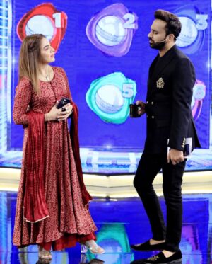 Natasha Ali Instagram - @harlamhapurjoshofficial @waseembadami_official  wardrob by @laceforgrace @arydigital.tv