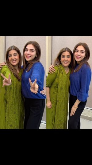 Natasha Ali Instagram - Thanku for making us beautiful❤️ stay blessed v love u @drnadahassan 🥰😘