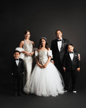 Nia Ramadhani Instagram - FAMILY PHOTO UPDATE!
•
•
#STARRING @ardibakrie @ramadhaniabakrie
Photographer @winstongomez #winstongomez 
Creative Director @wgcreativeagency 
Studio @11.11studiojakarta 
Mua @barry_irawan 
Hair @yezhadjohair 
Jewellery @diamondpavilion
Head Accessories @leciel.design
Gown dress @coutier_the 
Suits @sasdesigns 
Nails @linneabeautybar_id 

#NiaRamadhaniBakrie #ArdiBakrie