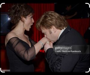 Nia Vardalos Instagram - Thank you @eltonjohn & @davidfurnish @ejaf for your years of incredible work raising funds to fight #hiv and #aids and also tonight to raise money for those affected by #losangelesfires2025 ❤️❤️❤️ So sorry we couldn’t join you this year, wishing you all the best! 📷 @dimitrioskphoto @gettyimages #oscars #academyawards #donate