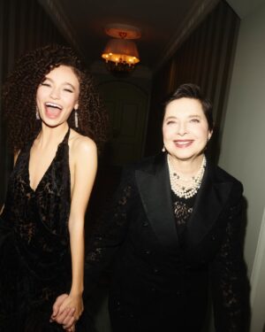 Nico Parker Instagram - The most special evening celebrating @bafta and @lancomeofficial & getting to honour the icon herself @isabellarossellini ❣️