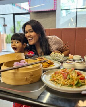 Nidhi Agarwal Instagram - @houseofwokjaipur ✨
Took my taste buds on a Pan-Asian adventure at House of Wok, Jaipur! 🍜✨ From the bold flavors to the cozy vibes, every bite was a delight. If you’re a fan of authentic Asian cuisine, this spot is a must-visit! 🍣🥢 

Dishes I’ve ordered-
Som Tam Salad
Lotus stem crispies
Cream cheese truffle oil dimsums
Asparagus tempura & crunchy yasai veg roll Sushi
Exotic Thai Green Curry

Mocktails:
Summer Berries & Peach Ice Tea ✨
..
#FoodieDiaries #PanAsianPerfection #HouseOfWokJaipur”