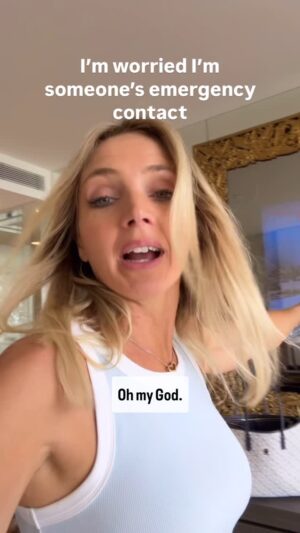 Nikki Osborne Instagram - This will make me look stupid but I reckon 90% of guests have said the same thing. #emergencycontact #fyp #reels #funny #viral #hotelroom