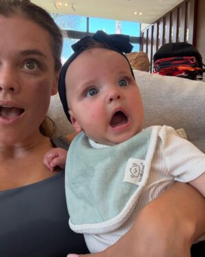 Nina Agdal Instagram - I love birthdays. I love half birthdays. Today is both of those. Happy half birthday, Esmé 💝