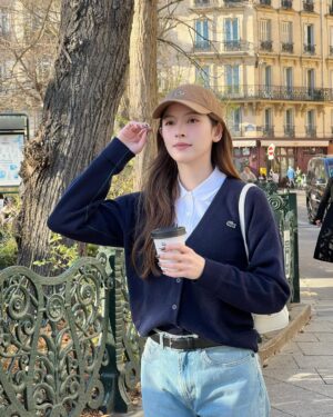 Nuttanicha Dungwattanawanich Instagram - อากาศดี in paris 

@lacoste #LacosteThailand